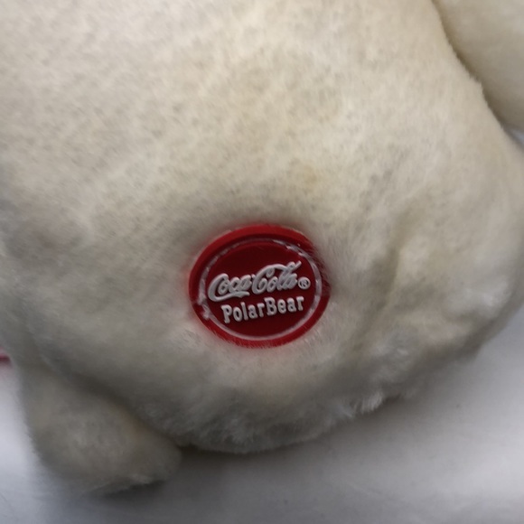 COCA COLA plush white mini bear by BOYDS BEARS. - Picture 5 of 10